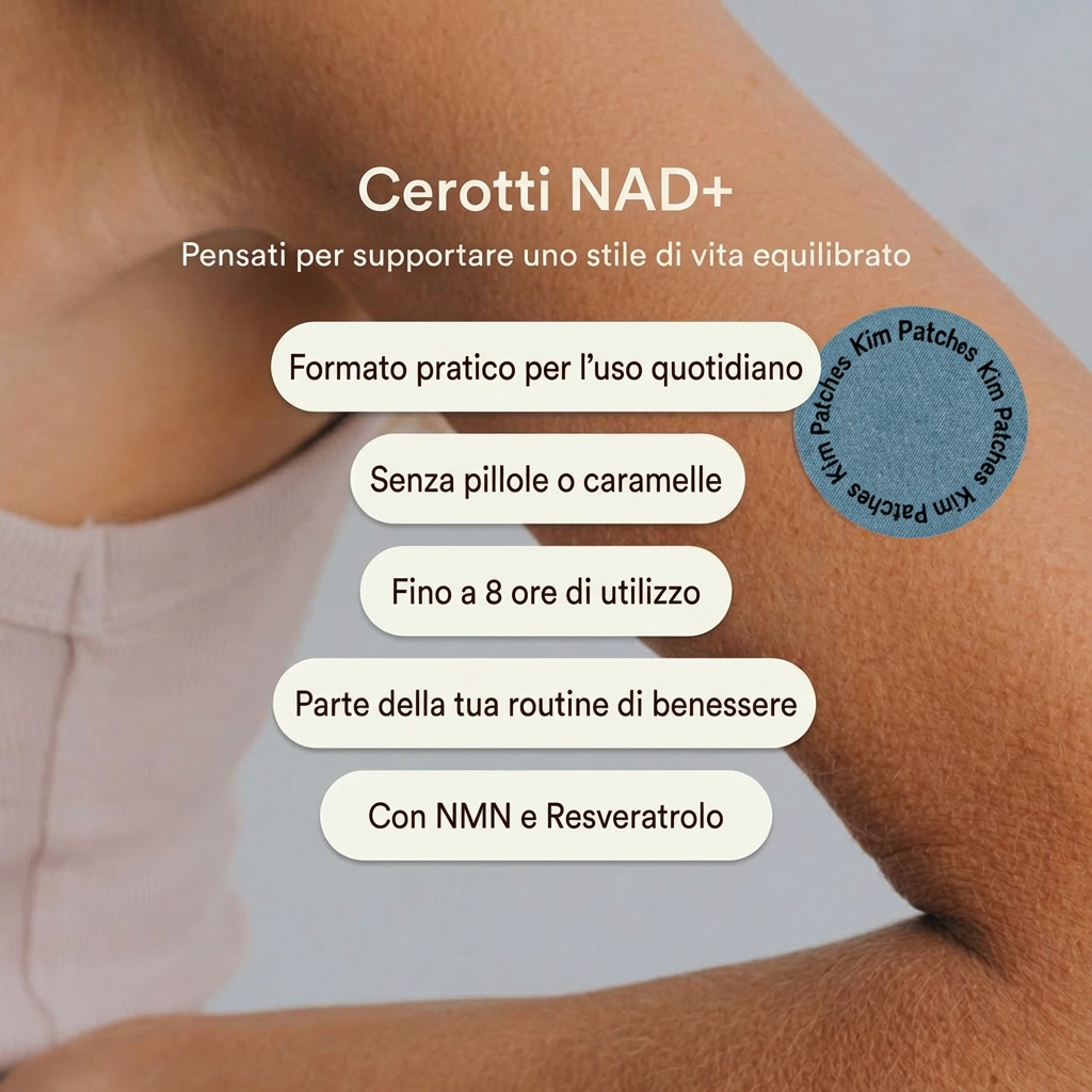 Kim Patches – Cerotti NAD+ Anti Età